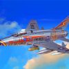 North American F100 Super Sabre Aircraft Diamond Painting