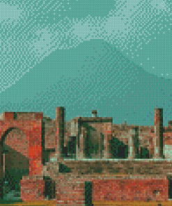 Pompeii Monument City Diamond Painting