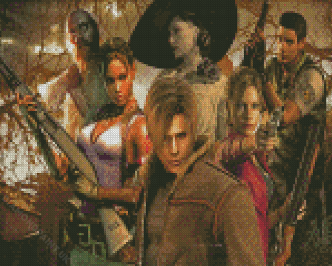 Resident Evil Game Diamond Painting