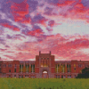 Rice University At Sunset Diamond Painting