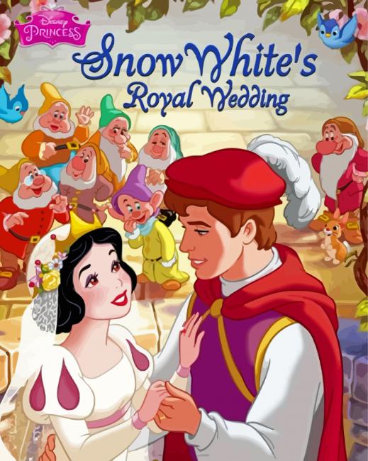 Snow White And Prince Charming Wedding Diamond Painting