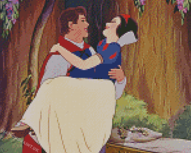 Snow White And Prince Charming Diamond Painting