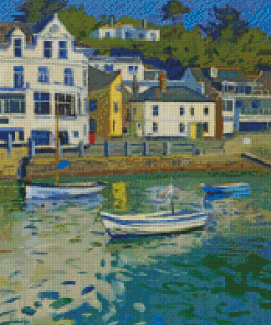 St Mawes Harbour Art Diamond Painting