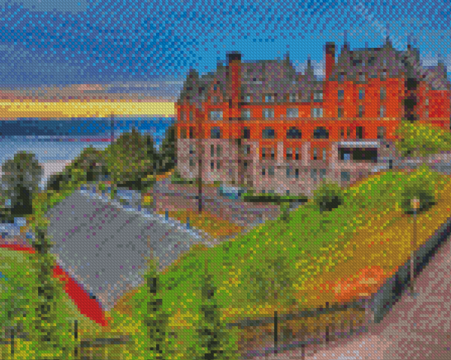 Stadium High School View Diamond Painting