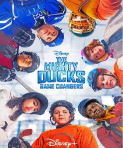 The Mighty Ducks Disney Movie Poster Diamond Painting