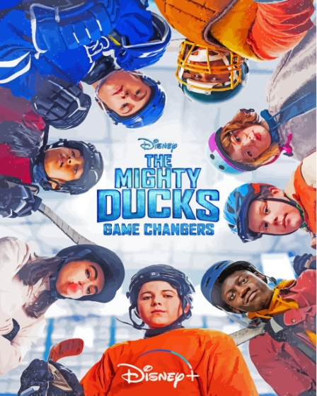 The Mighty Ducks Disney Movie Poster Diamond Painting