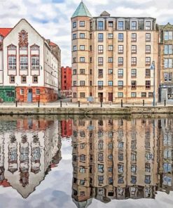 The Shore Leith Water Reflection Diamond Painting