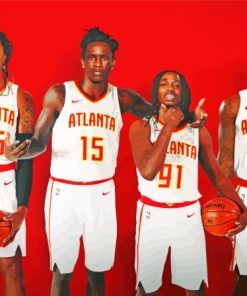 The Atlanta Hawks Players Diamond Painting