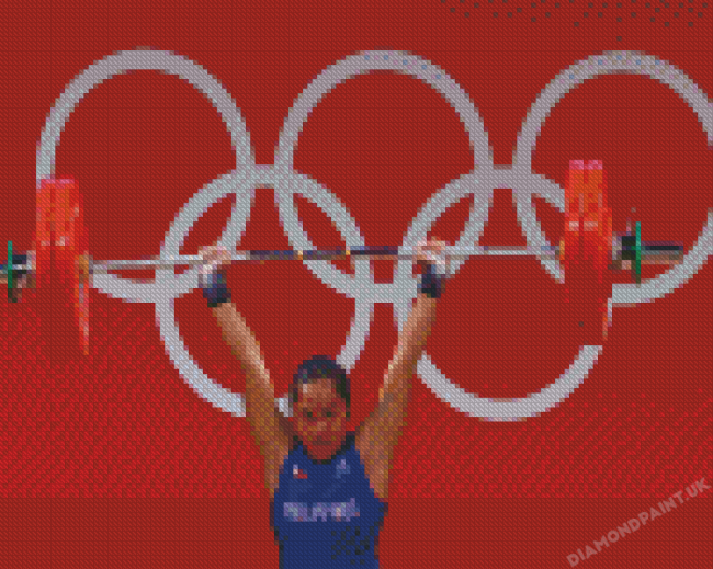Weightlifter Girl Diamond Painting