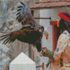 Winnetou Character With Eagle Diamond Painting
