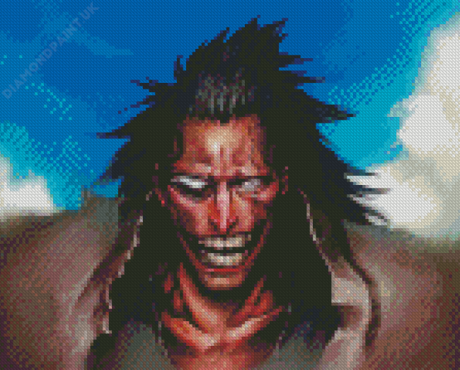 Aesthetic Kenpachi Anime Diamond Painting