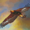 Aesthetic Golden Eagle Diamond Painting