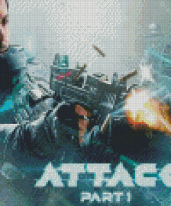 Attack Part 1 Poster Movie Diamond Painting