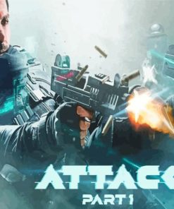 Attack Part 1 Poster Movie Diamond Painting