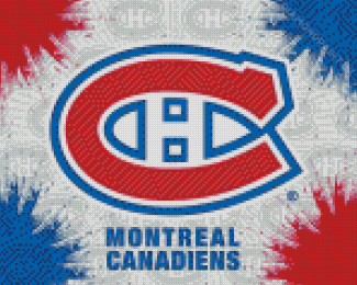 Canadien Montreal Ice Hockey Club Logo Diamond Painting
