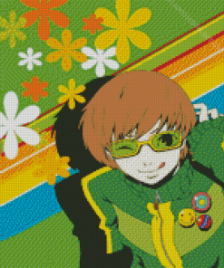 Chie Satonaka Persona 4 Poster Diamond Painting