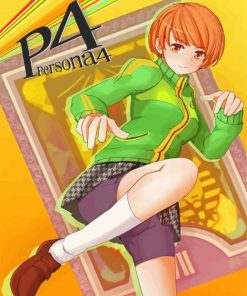 Chie Satonaka Persona 4 Game Poster Diamond Painting