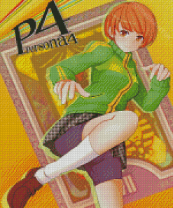 Chie Satonaka Persona 4 Game Poster Diamond Painting