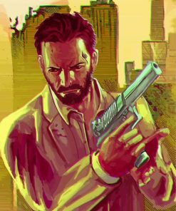 Cool Max Payne Diamond Painting