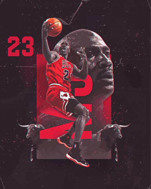 Michael Jordan Poster Diamond Painting