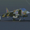 Military Harrier Jet Diamond Painting