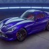 Purple Dodge Viper Diamond Painting