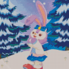 Stellalou Rabbit In Snow Diamond Painting