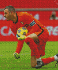 The Goalkeeper Samir Handanovic Diamond Painting