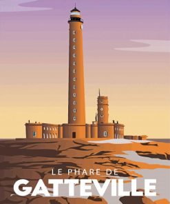 The Gatteville Lighthouse Poster Diamond Painting