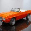 1969 Pontiac Firebird Orange Car Diamond Painting