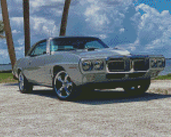 1969 Pontiac Firebird Vintage Car Diamond Painting