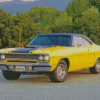 1970 Yellow Plymouth Roadrunner Diamond Painting