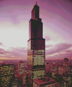 The Sears Tower Chicago Diamond Painting