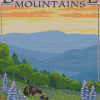 Blue Ridge Mountains Diamond Painting