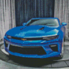 Blue Metallic Chevrolet Diamond Painting