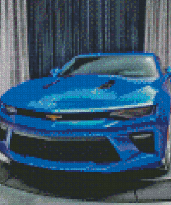 Blue Metallic Chevrolet Diamond Painting