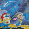 Ren And Stimpy Space Cadets Diamond Painting