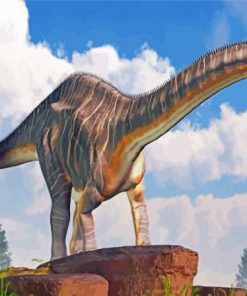 Brontosaurus Long Neck Dinosaur Diamond Painting