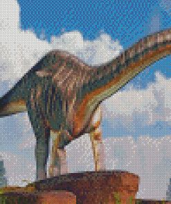 Brontosaurus Long Neck Dinosaur Diamond Painting