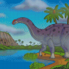 Brontosaurus Animal Art Diamond Painting