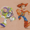 Buzz Lightyear And Woody Characters Art diamond Painting