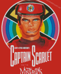 Captain Scarlet Series Poster Diamond Painting