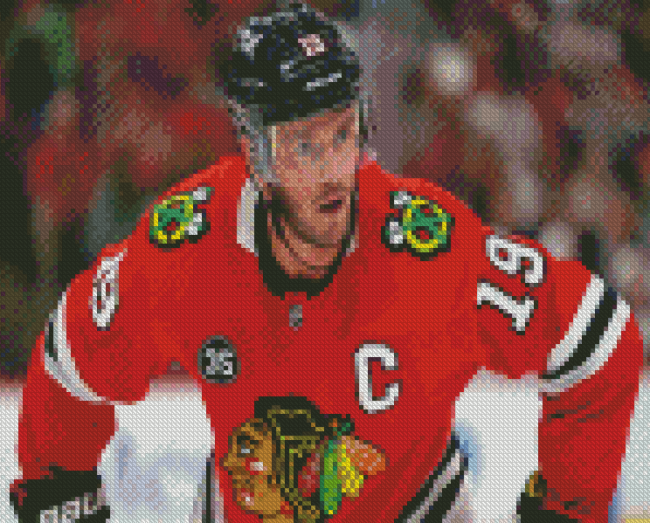 Chicago Blackhawks Toews Diamond Painting