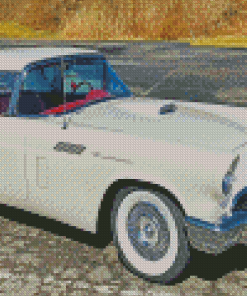 Classic 57 Thunderbird Car Diamond Painting