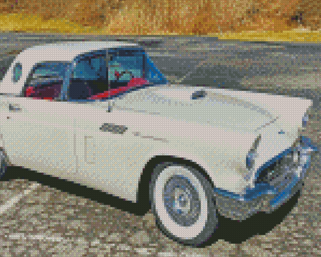 Classic 57 Thunderbird Car Diamond Painting