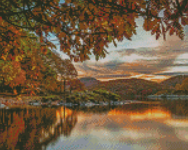 Coniston Water England Lake District Diamond Painting