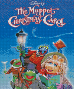 Disney Muppet Christmas Card Diamond Painting