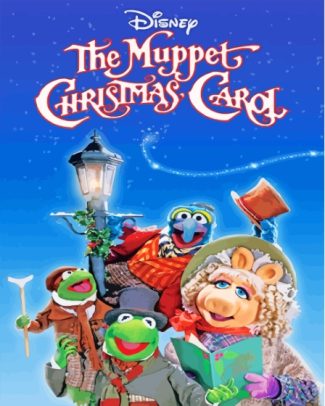 Disney Muppet Christmas Card Diamond Painting