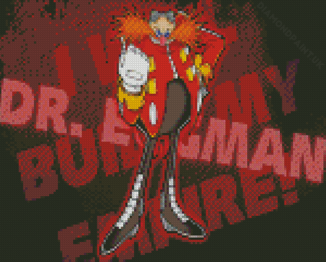 Doctor Eggman Poster Diamond Painting