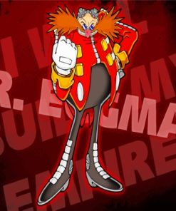 Doctor Eggman Poster Diamond Painting